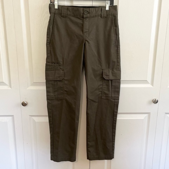 Short Chino Dickies Homme – Vert à Carreaux – Taille 38 – Zip – Casual Outdoor
